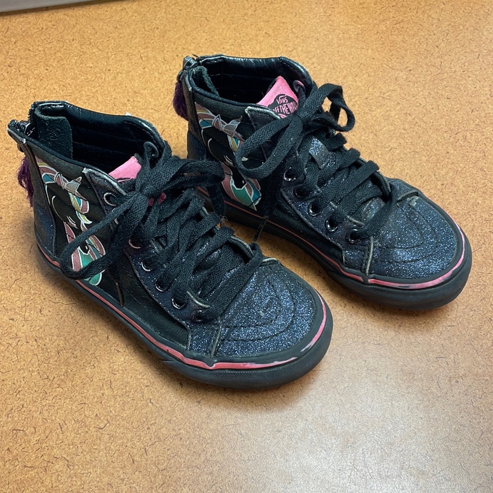 Vans blank unicorn girls shoes size 11